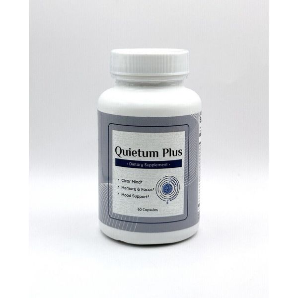 Quietum Plus Complete Tinnitus Relief Supplement 60 Capsules Clear Mind Vitamins