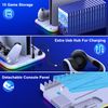 PS5 Stand Cooling Fan For PS5 Slim/PS5 Disc&Digital Controller Charger Station