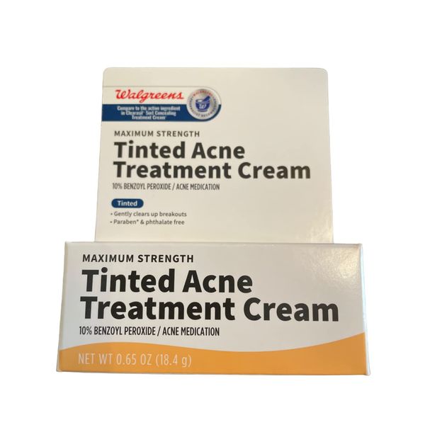 Walgreens Maximum Strength Tinted Acne Treatment Cream