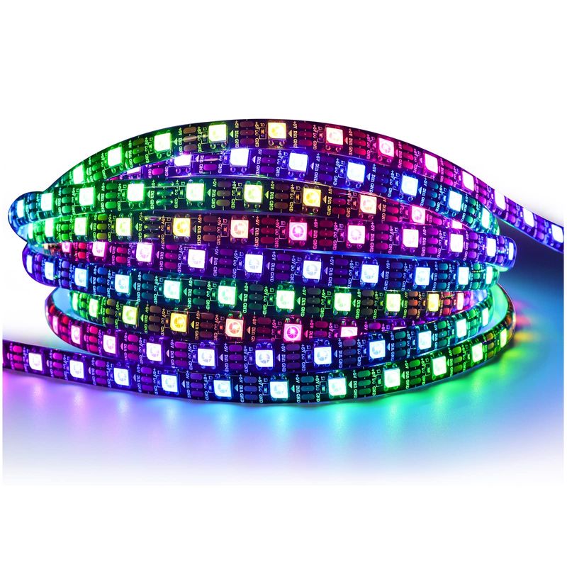 Tesfish Bande LED 12V, 5mm de large, Bande LED 5M 2835 IP20 120 LEDs-M