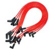 Red Ignition Spark Plug Wires Set For Chevy GMC Replacement 396-427-454-502