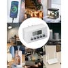 BN-LINK Digital Timer Outlet Indoor,24 Hour Light Timer Easy Programmable,Mini 2 Prong Plug in Timers for Electrical Outlets,Lamps,Fans,2 On/Off Programs,2 Pack,15A/1875W