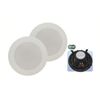 e-audio 8" 180W 2-Way Round Ceiling Speakers with Directional Tweeter