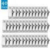Decorator Paddle Rocker Light Switch Single Pole 15A 120V In Wall Bedroom 40Pack