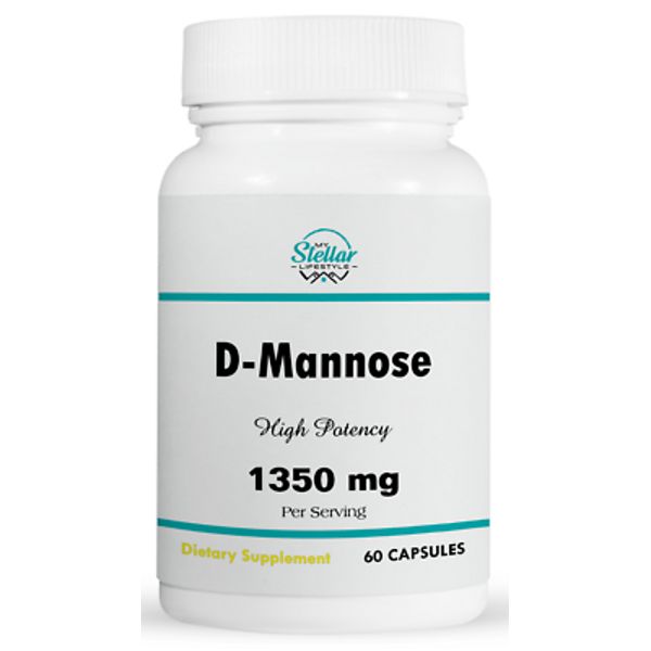 D-Mannose, relief and cleanse urinary tract bladder-60 Capsules