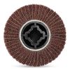 BHA Interleaf Flap Wheel Abrasive Drum, 4" x 4" with 3/4" Quad Keyway (80 Grit)