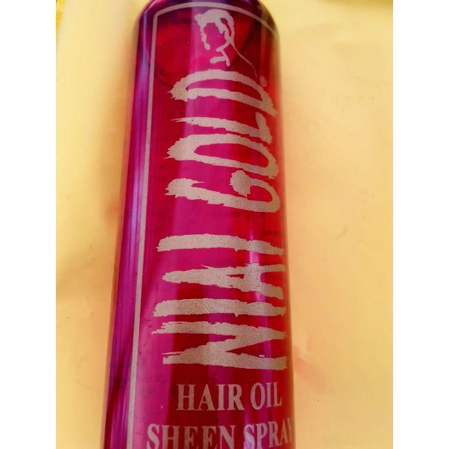 3 Niai gold Oil Sheen Spray For Human and Synthetic Hair 8oz Wigs Anti-Frizz