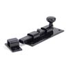 From The Anvil Black 4 Inch Straight Knob Bolt
