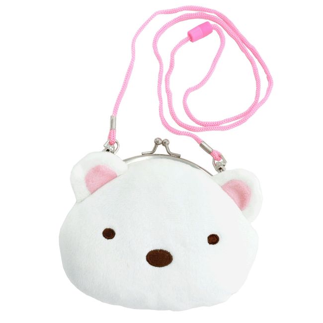 Gamaguchi Neck Pass Pouch Polar Bear SG-0019WB