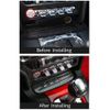 1x Car Front Gear Shift Panel Storage Box Organizer Tray for Ford Mustang 2015+