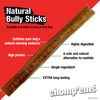 Rhode Island 75297 Ruffinit Chompems Dog Chews Bully Stick 4 Count