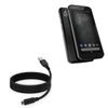 BoxWave Cable Compatible with CAT S52 - DirectSync - USB 3.0 A to USB 3.1 Type C, USB C Charge and Sync Cable - 6ft - Black