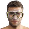 Cressi Focus Scuba Diving Optical Lenses Available Mask - Yellow