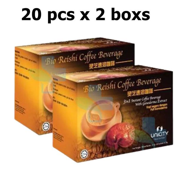 Cholesterol Free Coffee Mix  UNICITY BIO REISHI Beverage Nourish the body Fat Bu