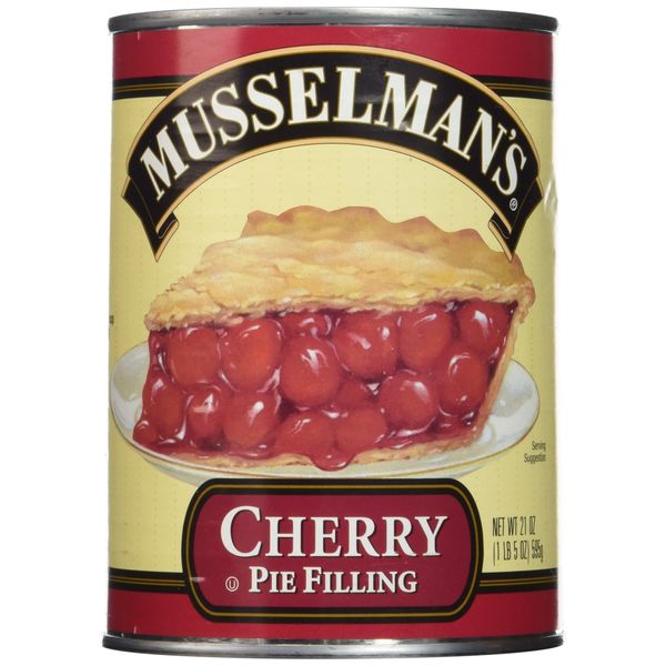 Musselman's Cherry Pie Filling,net wt 21 OZ(Pack of 2)