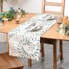 Evans Lichfield Vinea Indoor/Outdoor Table Runner, Green, 180 x 35cm