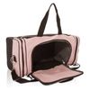 17" Womens Duffle Bag in Pink and Black Medium