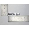 Thorens Badge Logo Emblem Decal Brushed Silver Custom Made 