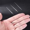 BodyAce 14G 16G 18G Titanium Piercing Taper, Threadless Insertion Pin Screw On Assistant Tool, Body Piercing Stretching Kit for Ear/Nose/Navel/Lip/Eyebrow (14G=1.6mm)