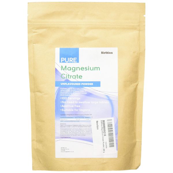 BIETHICA MAGNESIUM CITRATE POWDER 250G