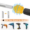 6pcs Round PVC Thread Maker Tool Pipe Threader Plumbing Tool for Electric Drill