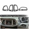 Carbon Fiber Interior Decor Trim Kit Dash Panel Cover for Dodge Challenger 2015+