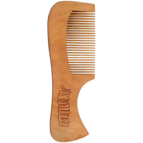 'Book Pile Worm' Wooden Comb (HA00024589)