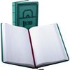 Boorum & Pease® Canvas Account Book, Record, 16 Lb., 12 1/8" x 7 5/8", 500 Pages, Blue