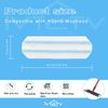 5-Pack Replacement Mop Pads for O-Cedar H2prO/ Vileda H2prO Flat Mop System | Washable Reusable Microfiber Pads