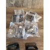 10X Self Closing Cabinet Hinge 1/2" Overlay Semi Partial Wrap Hinges Matte Black