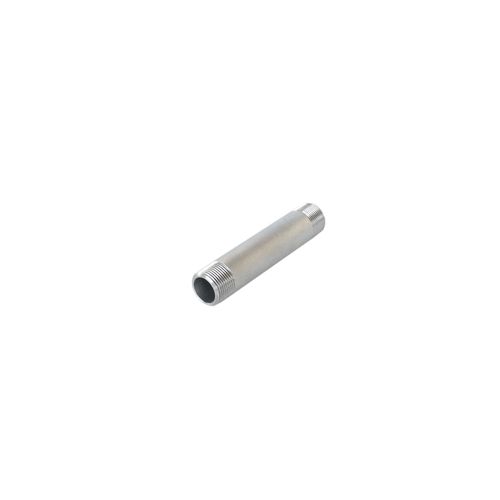 1" Inch x 9" Inch Pipe Nipple Stainless Steel 304 Threaded Male NPT Both Ends Schedule 40 (OD) 1.32" Inch ID 1.04 Inch Wall 0.14 Inch