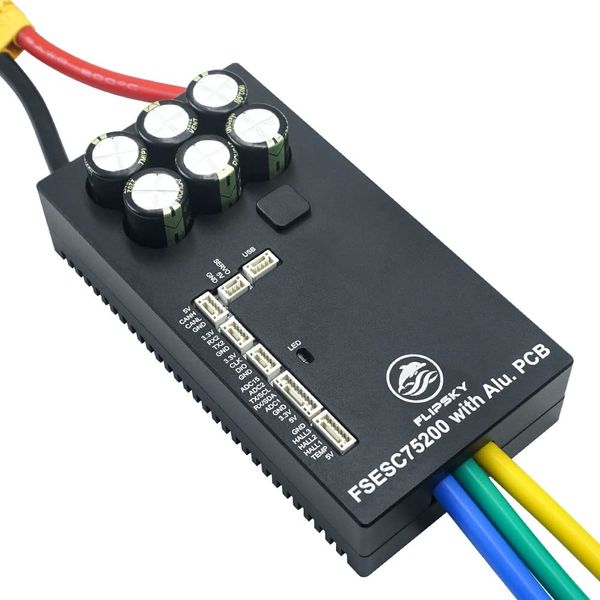 FLIPSKY 75200 FOC 84V High Current Single ESC with Aluminum PCB for Electric Skateboard/Scooter/Ebike Speed Controller