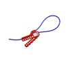 Cable Lockout Multi Purpose, 2.5m Steel Core Cable, Ergonomically Designed, Blue/Red