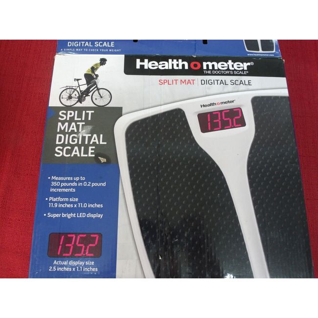 Healthometer Health O Meter Extra Wide Digital Scale, 440 Lbs