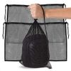 5 PCS Small Mesh Bags Drawstring Bag Camping Green Change Nylon Mesh Drawstri