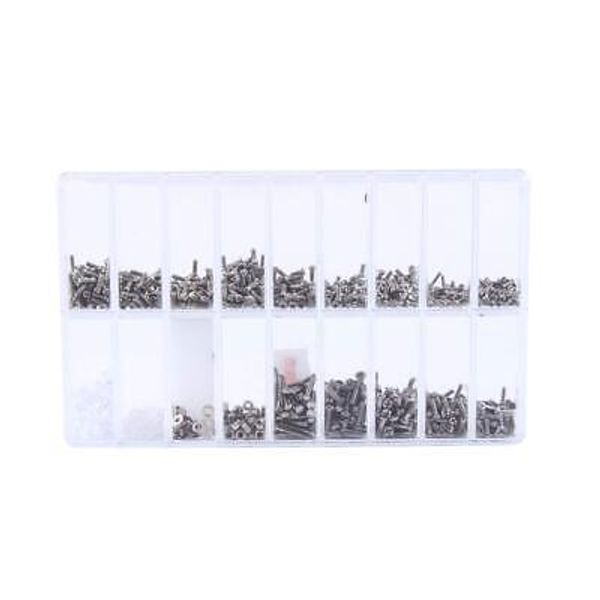 Eyeglass Repair Kit 1000 pcs Stainless Steel Watch Tiny Screws Eyeglass Screw...