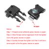 12pcs Pack Mix Colors 5/8" Compass Flint Scraper Fire Starter Whistle Buckle Plastic Paracord Bracelet Outdoor Camping Emergency Survival Travel Kits #FLC158-FWC(Mix-s)