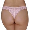 Allover flower lace elegant thong