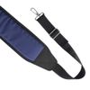 Big Teeth Golf Bag Shoulder Strap Single Padded Adjustable Universal Replacement with 2 Stainless Metal Hooks Blue&Black