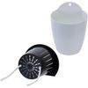 Wall Mounted White Plastic Self Watering Planter Pots, Tabletop Plant Container