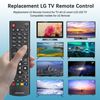 Replacement LG TV Remote Control for all LCD LED Smart TV - No Setup Required LG remote