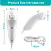 OSTENT Motion Based Wired Nunchuck Controller for Nintendo Wii Console Video GameColor White