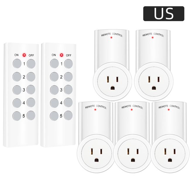 Wireless Remote Control 433MHZ RF Power Outlet Light Switch Socket