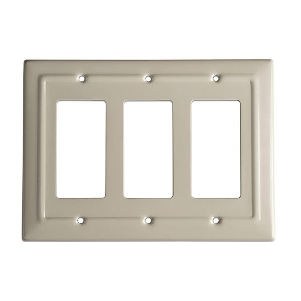 Monarch Abode 19359 Architectural Switch Plate, 3-Gang, Desert Clay