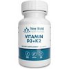 Vitamin D3 + K2 5000 IU/180 mcg | 60 Capsules – Bone & Immune Support