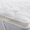 "AIRFLOW" Double Size Mattress Topper Protector Pad, Corner Straps, Breathable