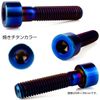 Cap Bolt, M6 x 20mm, P1.0, Titanium Bolt, Hex Socket Bolt, Baked Titanium