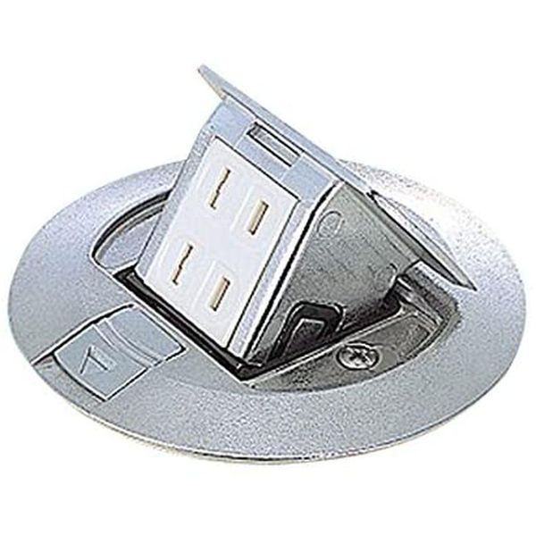 Panasonic DU51401PV Round 2-Outlet Box with Cover