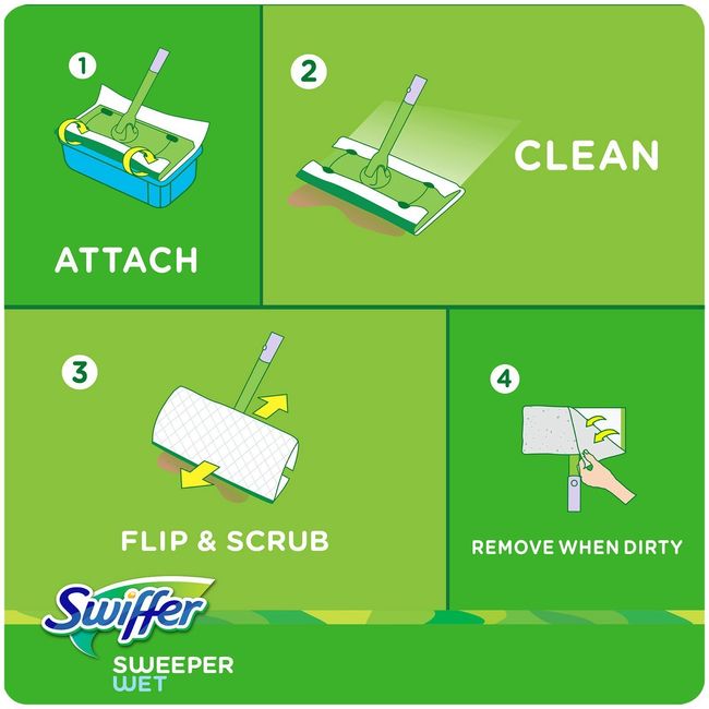 Swiffer® Original WetJet System Refill Cloths - Box of 24