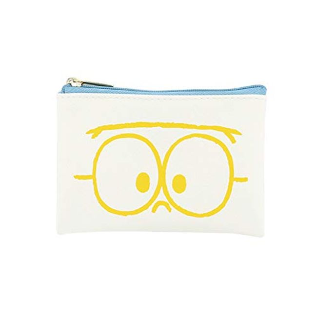 Flower Ring Doraemon I'm NOBITA Face Pouch, Nobita (Yellow), Accessory Box, Approx. 3.9 x 4.7 inches (10 x 12 cm)